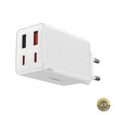 Incarcator Retea Cu Cablu USB-C Baseus GaN6 Pro 100W 3.25A 2 x USB-A - 2 x USB-C Alb P10162705212-00