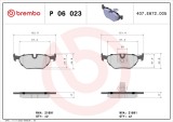 BREMBO P 06 023 PRIME LINE set placute frana,frana disc