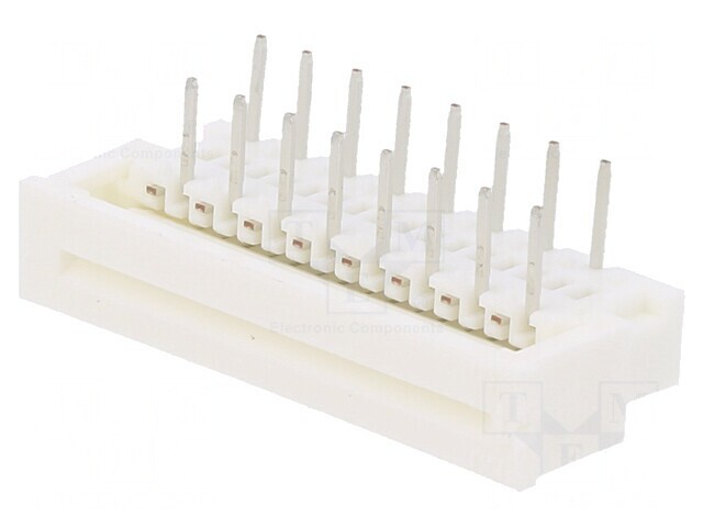 Conector FFC/FPC 90&deg; 16-PIN Top ZIF