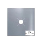 Set 4 Folii de Protectie din Teflon - pentru Plita si Aragaz Reutilizabile, Gri, 28 x 28 cm