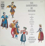 Disc vinil, LP. Six Ouvertures De Rossini-Rossini, Philharmonia Orchestra, Herbert Von Karajan-242984, La Voix de Son Maitre