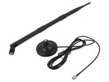 Antena neagră RP-SMA 2,4GHz 12dBi