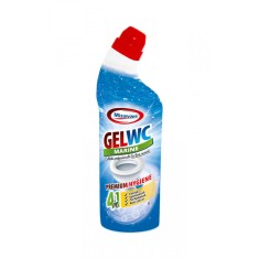 Solutie Curatare Toaleta Misavan Gel Wc Marine 4 in 1, 1L, Solutie Tip Gel pentru Igienizare, Solutie Misavan cu Parfum Marin, Solutie Impotriva Calca foto