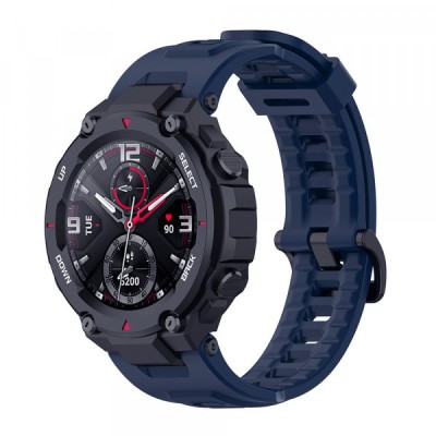Curea Techsuit W067 pentru Amazfit T-Rex Pro / T-Rex, Bleumarin foto