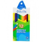 Creioane colorate Marco Colorite 12/24, Bicolor, Lemn, Multicolor, 7-10 ani