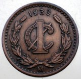 B.579 MEXIC 1 CENTAVO 1933