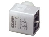 Conector cu valvă, mamă, 5 pini, IP65, &icirc;n unghi