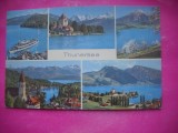 HOPCT 20136 LACUL THUNERSEE IN 1960 -STAMPILA / TIMBRU -ELVETIA -CIRCULATA
