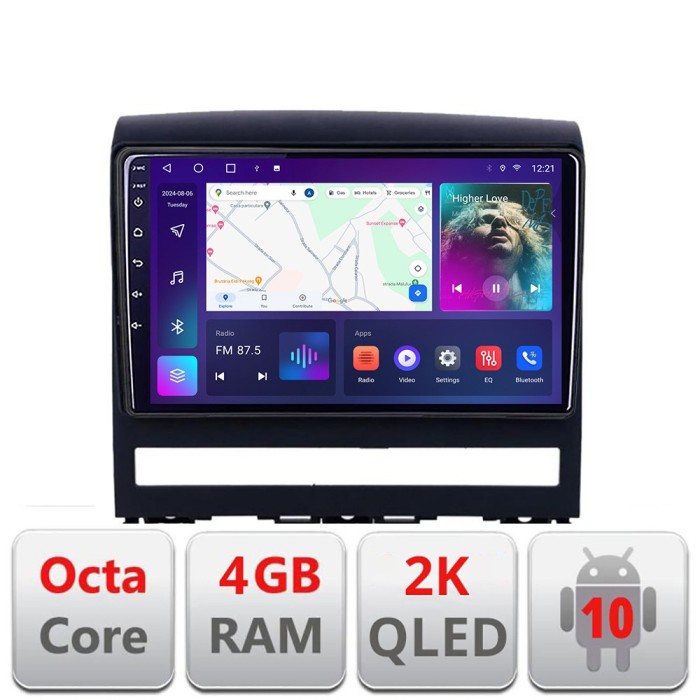 Navigatie Fiat Albea 2009-2014 C-Albea Android Octa Core Ecran 2K QLED GPS 4G 4+32GB 360 KIT-albea+EDT-E409-2K CarStore Technology