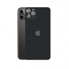 Set Folii Skin Acoperire 360 Compatibile cu Apple iPhone 11 Pro Max (SET 2) - ApcGsm Wraps Color Black Matt