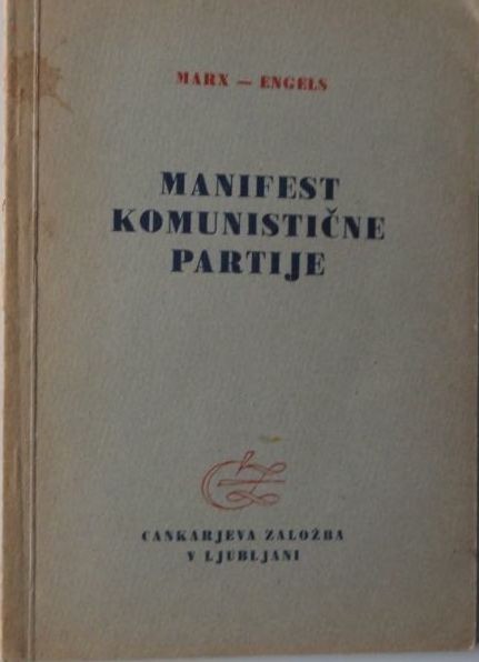 K. Marx, Engels - Manifestul Partidului Comunist (Editie slovena, 1947)