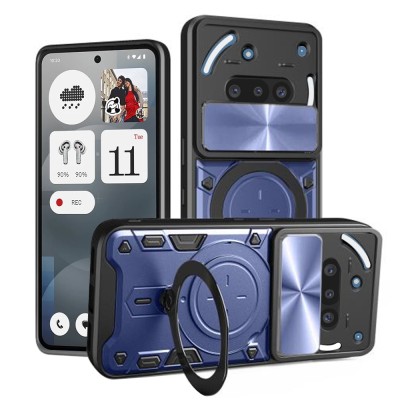 Husa Nothing Phone (3a) Techsuit CamGuard Pro, albastru foto