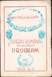 HST A242 Program Opera Rom&acirc;nă București 1926