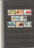 ROMANIA 1962 LP 544 PESCUITUL SPORTIV SERIE MNH NESTAMPILATA, Nestampilat