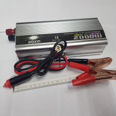 Invertor auto 12-220v putere 2000w cu USB foto