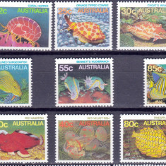 DB1 Fauna Marina Pesti Australia 1984 - 5 11 v. MNH lipseste 33c. 1985