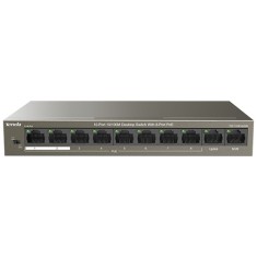Switch 8 porturi 10/100Mbps PoE, 2 porturi Uplink 10/100Mbps - Tenda TND-TEF1110P-8-63W