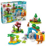 LEGO DUPLO FAMILII DE ANIMALE SALBATICE 3 &Icirc;N 1 10446