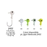 Set 20 bucati jig- uri JH02*5g Baracuda