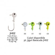 Set jig-uri JH02 Baracuda, 10.5 g