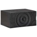 vidaXL Dulap de noapte cu sertar Negru 40 x 30 x 20 cm 42020079