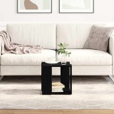 Masă de cafea Stejar negru MDF 32 x 32 x 30 cm Simplă Pătrată