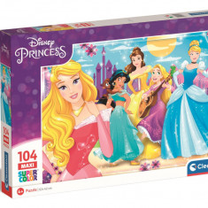 Puzzle Clementoni Maxi, Disney Princess, 104 piese