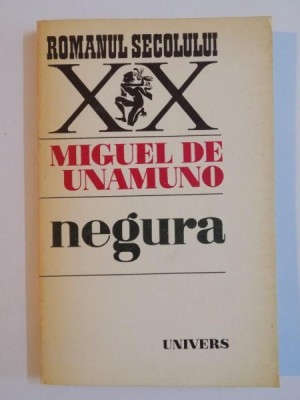 NEGURA de MIGUEL DE UNAMUNO , 1975 foto