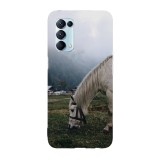 Husa compatibila cu Oppo Find X3 Lite model Horse Grazing, Silicon, TPU, Viceversa, Transparent, Carcasa