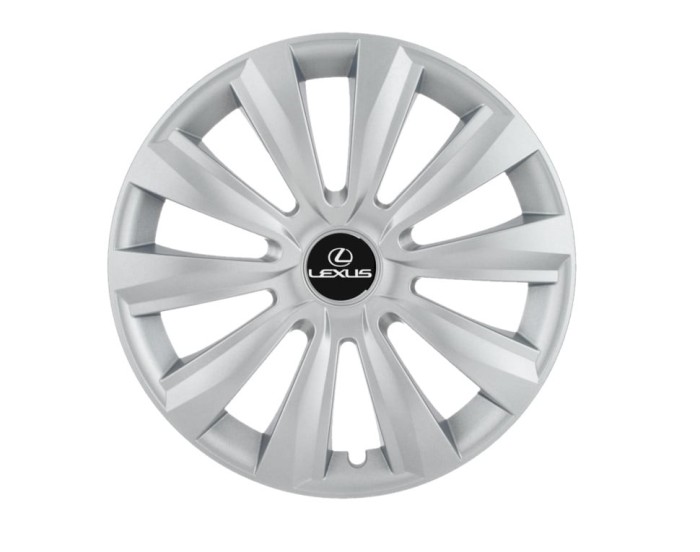 Set 4 capace roti Delta cromat R14 pentru gama auto Lexus