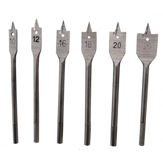 Set 6 burghie plate pentru lemn 10-25 mm, Richmann GartenVIP DiyLine