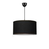 Cumpara ieftin Lustra cu o singura lumina PWL-1091, E27 negru, 38x70 cm