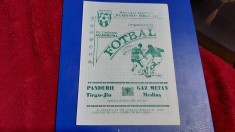 program Pandurii Tg. Jiu - Gaz M. Medias