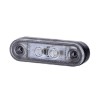 Lampa gabarit auto BestAutoVest 12/24V ovala Alba cu led, 80x23mm , 1 buc.