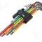 Set chei Torx&reg;, {{Material}}, TX10, TX15, TX20, TX25, TX27, TX30, TX40, TX08, TX09, lungime {{Lungime totala}}, WERA - 05024480001