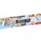 Set creativ pentru desen, rola preimprimata si 6 creioane colorate, Moxy
