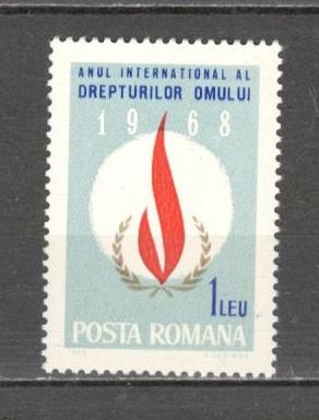 Romania.1968 Anul international al drepturilor omului ZR.279 foto