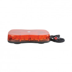 Girofar auto Automax 12V/ 24V, cu LED-uri , fixare magnetica, Orange foto