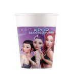 Set 8 Pahare Hartie model K-POP Demon Hunters, 200 ml