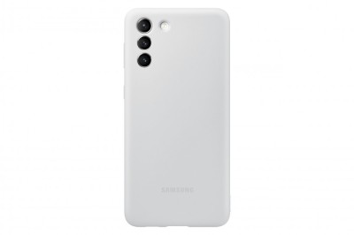 HUSA Smartphone Samsung, pt Galaxy S21+, tip back cover (protectie spate), silicon, ultrasubtire, gri, &amp;quot;EF-PG996TJEGWW&amp;quot; foto