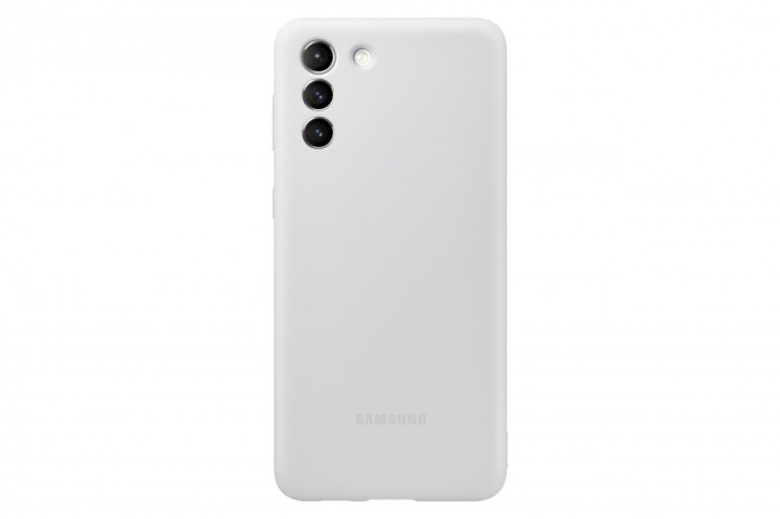 HUSA Smartphone Samsung, pt Galaxy S21+, tip back cover (protectie spate), silicon, ultrasubtire, gri, &quot;EF-PG996TJEGWW&quot;