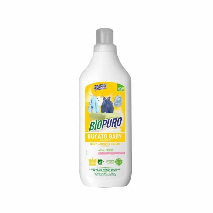 Detergent hipoalergen pentru hainutele copiilor, bio, 1L - Biopuro