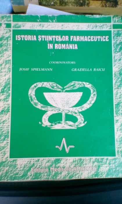 ✅ ISTORIA ȘTIINȚELOR FARMACEUTICE &Icirc;N ROM&Acirc;NIA 1994