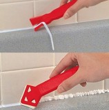 Set 2 Spatule Profesionale Silicon, Chit - Aplicare, Finisare &amp; Curatare Rosturi, Colturi - Racleta Inclusa