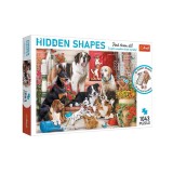 Puzzle 1043 piese, Caini si catelusi, 68x48 cm, ATU-087129, Oem