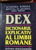 DEX - DICTIONARUL EXPLICATIV AL LIMBII ROMANE 1998