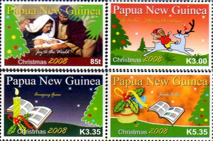 C5923 - Papua Noua Guinee 2008 Craciunul 4v.nestampilate MNH