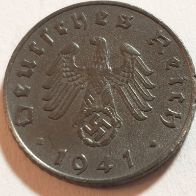 Germania Nazista 5 reichspfennig 1941 E / Muldenhutten foto