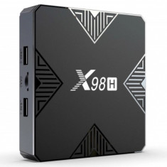 TV Box iSEN X98H Smart Media Player Negru, 4K, 2GB RAM, 16GB ROM, Android 12, Allwinner H618 Quad Core A53, Ethernet 100m, Bt 5.0