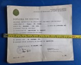 Diploma Doctor Arhitectura Panoiu Andrei 1974 raritate